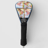 Couvre-club De Golf GRANDPA Custom 4 Photo Collage Cute Golfer Driver (Devant)