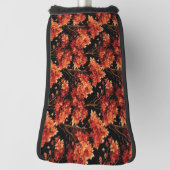 Couvre-club De Golf Graphique Motif sans couture Red Fall Maple Tree (Tourné à 90°)