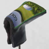 Couvre-club De Golf Green Modern Custom Best Putter Golf Head Cover (Devant 3/4)