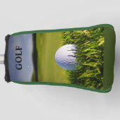 Couvre-club De Golf Green Modern Custom Best Putter Golf Head Cover (Devant)