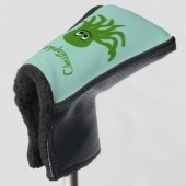 Couvre-club De Golf Green Octopus Design (Devant 3/4)