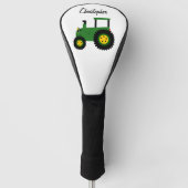 Couvre-club De Golf Green Tractor Design (Devant)