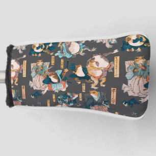 Couvre-club De Golf Grenouille japonaise ukiyo-e Froggies