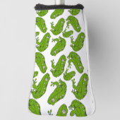 Couvre-club De Golf Grenouille verte (Tourné à 90°)