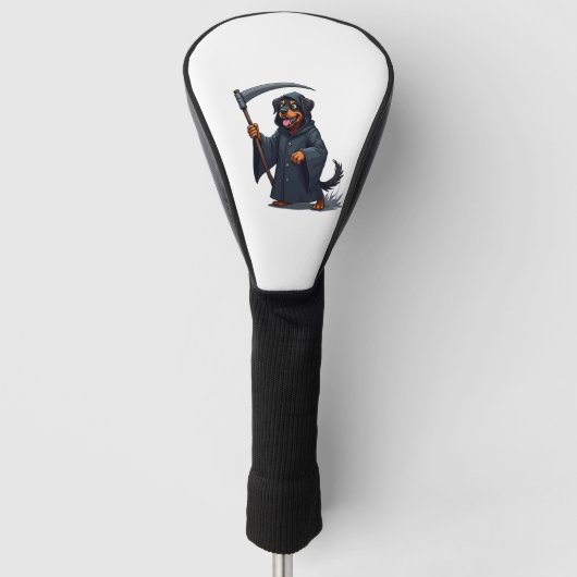Couvre-club De Golf Grimper Reaper Rottweiler Chien (Devant)