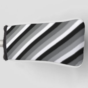 Couvre-club De Golf Gris noir Gris cendré blanc
