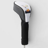 Couvre-club De Golf Halloween Axolotl Costume Halloween heureux (Incliné)