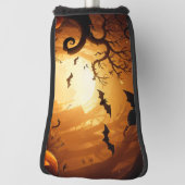 Couvre-club De Golf Halloween/chauve-souris/Citrouille/automne (Tourné à 90°)