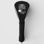 Couvre-club De Golf Halloween maternité squelette maternité (Devant)