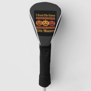 Couvre-club De Golf Halloween Trick Or Treat Petits Monstres Citrouill