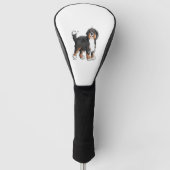 Couvre-club De Golf Happy Bernese Mountain Dog - Comic - Chiens - Cart (Devant)