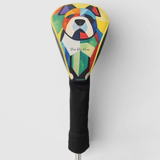 Couvre-club De Golf Happy Bulldog 02 - Kaori (Devant)