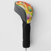 Couvre-club De Golf Happy Easter Eggs Festive Pattern (Incliné)