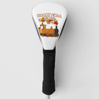Couvre-club De Golf Happy Fall Y'All Steam Train Pumpkin Railroad