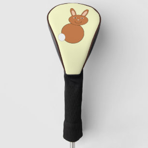 Couvre-club De Golf Happy Pâques Bunny Golf Driver Cover