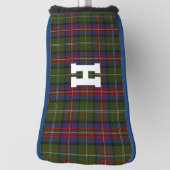 Couvre-club De Golf Hargis Tartan Plaid Putter Couverture Monogramme (Tourné à 90°)