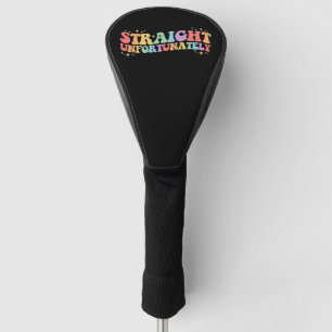 Couvre-club De Golf Hétéro Malheureusement Groovy LGBTQ Gay Lesbienne