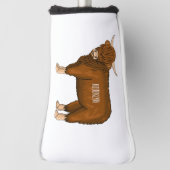 Couvre-club De Golf Highland cow (Tourné à 90°)