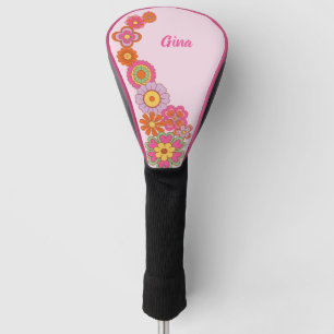 Couvre-club De Golf Hippie Rétro Groovy des années 60
