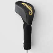 Couvre-club De Golf Hippocampe Polygonal Or (Incliné)