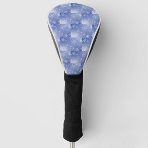 Couvre-club De Golf Hiver Snowflake Gold Headcover