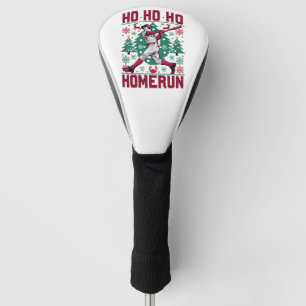 Couvre-club De Golf Ho Ho Homerun Baseball Laid Christmas Sweat