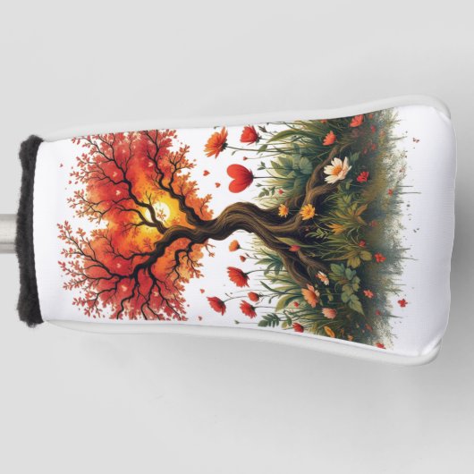 Couvre-club De Golf horloge valentine (Devant)