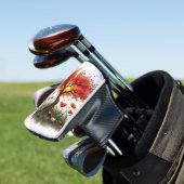 Couvre-club De Golf horloge valentine (In Situ)