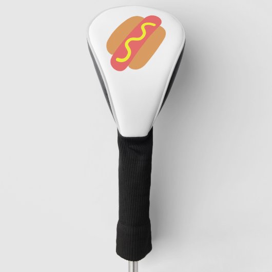 Couvre-club De Golf Hotdog vectoriel simple (Devant)