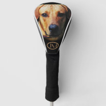 Housse de club de golf personnalisée avec visage d