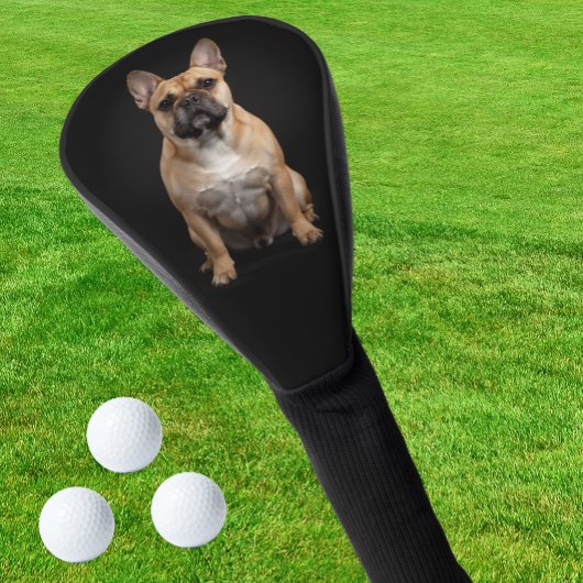 Couvre-club De Golf Housse de conducteur de golf Bouledogue français,