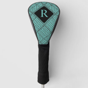 Couvre-club De Golf Housse de conducteur de golf en maille ARGYLE SAPH