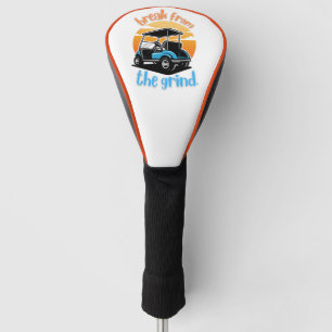 Couvre-club De Golf Housse de conducteur de voiturette de golf bleue