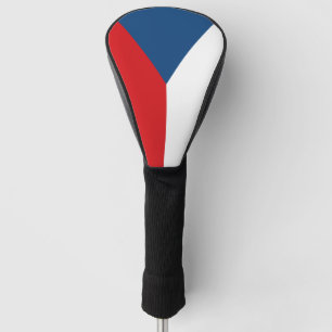 Couvre-club De Golf Housse de driver de golf avec drapeau de la Tchéqu