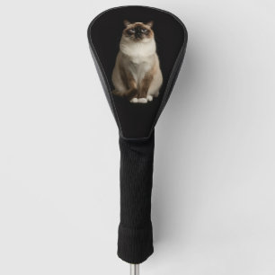 Couvre-club De Golf Housse de driver de golf Black 4 Luxe, Chat Birman