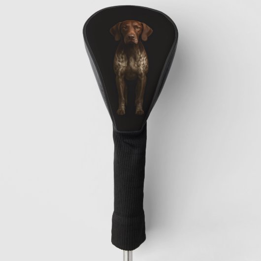Couvre-club De Golf Housse de driver de golf Black 4 Luxe, Pointer All (Devant)