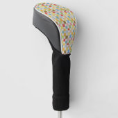 Couvre-club De Golf Housse de driver de golf CRAZY QUILT (Incliné)