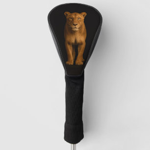 Couvre-club De Golf Housse de driver de golf Luxe Noir 4, Noble Liones