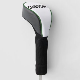 Couvre-club De Golf Housse de driver de golf personnalisée avec tuyaut