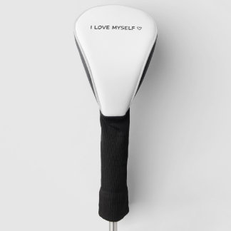 Couvre-club De Golf Housse de Driver “Je M'Aime” – Élégante & Abordabl