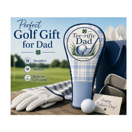 Couvre-club De Golf Housse de tête de club de golf | Cadeau de la fête