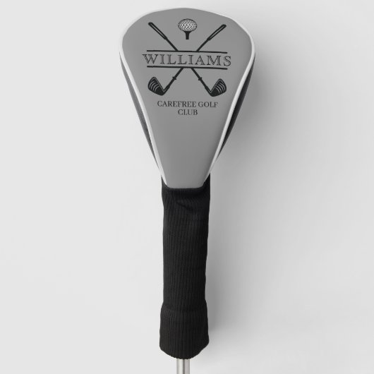 Couvre-club De Golf Housse de tête de driver personnalisée pour amateu (Devant)