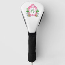Housse de tête de golf à monogramme pagode personn
