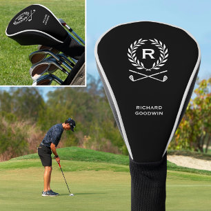 Couvre-club De Golf Housse de tête de golf à monogramme personnalisé n