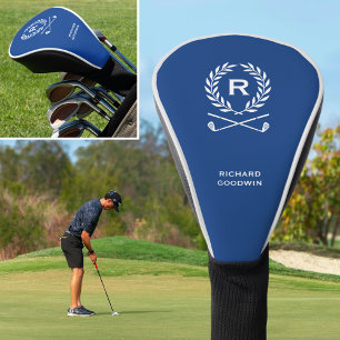 Couvre-club De Golf Housse de tête de golf à monogramme personnalisé N
