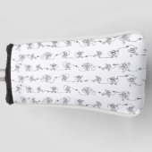 Couvre-club De Golf Housse de tête de golf Astronaut (Devant)