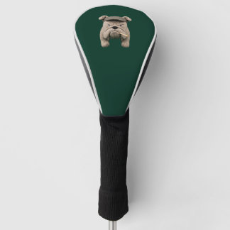 Couvre-club De Golf Housse de tête de golf Bulldog Grincheux – Broderi