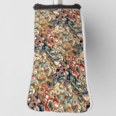 Couvre-club De Golf Housse de tête de golf d'art Abstrait (Tourné à 90°)