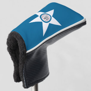 Couvre-club De Golf Housse de tête de golf du drapeau de la ville de H