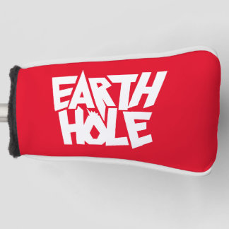 Couvre-club De Golf Housse de tête de golf Earth Hole Rouge